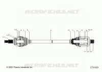 TRASMISSIONE, FRONT HALFSHAFT