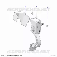 ACCELERATORE PEDALE AND MOUNT