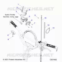 MOTORE, THROTTLE CONTROL ASM.