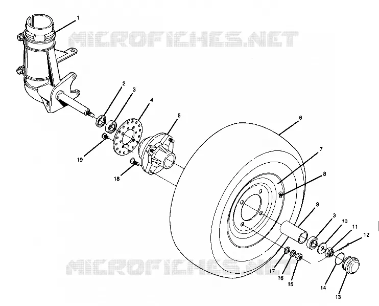 RUOTA ANTERIORE ASSEMBLY (4914781478015A)