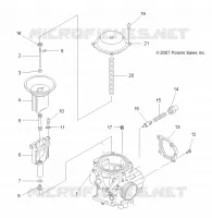 MOTORE, CARBURATORE UPPER