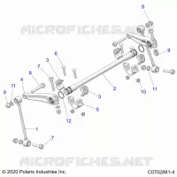 SUSPENSION, FRONT BARRA DI STABILIZZAZIONE