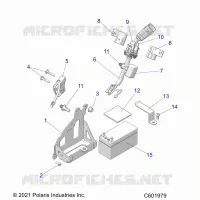 ELETTRICO, BATTERY, MANUAL START POWER UP COMPONENTS