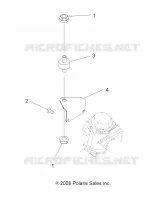 MOTORE, CARBURATORE BRACKET