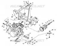 MONTAGGIO DEL MOTORE Sportsman 400L W97AC38C (4939673967A010)