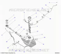 SISTEMA DI ALIMENTAZIONE CARBURANTE, FUEL TANK ASM.