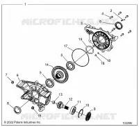 TRASMISSIONE, REAR GEARCASE INTERNALS