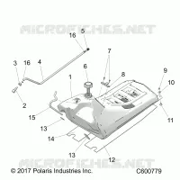 SISTEMA DI ALIMENTAZIONE CARBURANTE, FUEL TANK ASM.