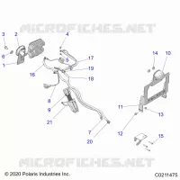 ELETTRICO, HORN AND LICENSE PLATE BRACKET