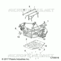 CHASSIS, TELAIO PRINCIPALE AND SKID PLATES
