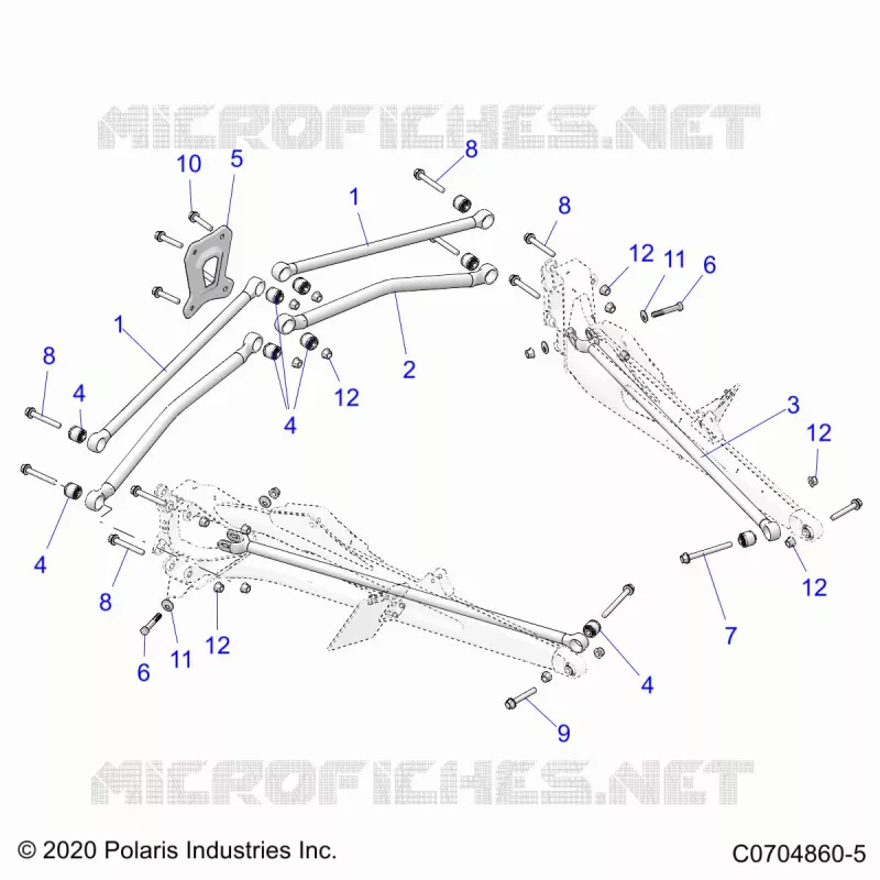 SOSPENSIONE POSTERIORE TRAILING ARMS MOUNTING