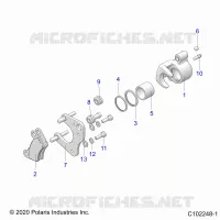 BRAKES, BRAKE PINZA FRENO ANTERIORE (FROM 8/16/2021)
