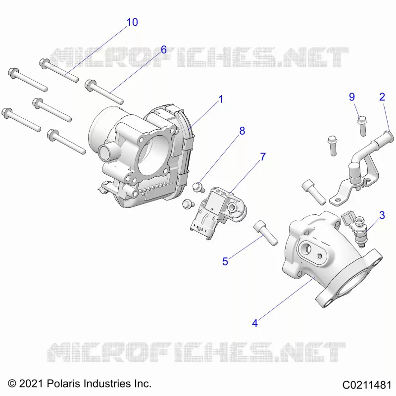 ENGINE, CORPO FARFALLATO AND FUEL RAIL
