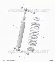 SUSPENSION, SHOCK ANTERIORE MOUNTING
