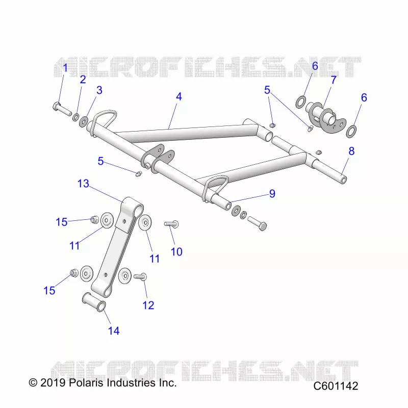 SUSPENSION, ANTERIORE COPPIA ARM