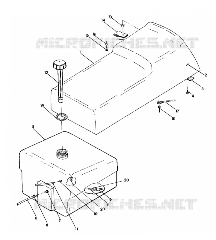 SEDE/SERBATOIO DI GAS ASSEMBLY WideTrak (4921302130003A)