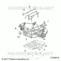 CHASSIS, TELAIO PRINCIPALE AND SKID PLATES