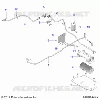 SISTEMA DI ALIMENTAZIONE CARBURANTE, FUEL TANK EVAP, CANISTER AND LINES