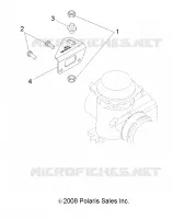 MOTORE, CARBURATORE BRACKET