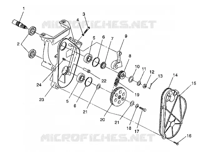 CARTER DELLA CATENA ASSEMBLY TRAIL/0930761 AND  TRAIL DELUXE/0930243 (4923222322018A)