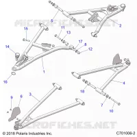 SOSPENSIONI ANTERIORI CONTROL ARMS