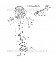 MOTORE, CARBURATORE LOWER