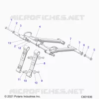 SUSPENSION, ANTERIORE COPPIA ARM