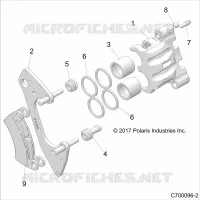FRENO ANTERIORE CALIPER