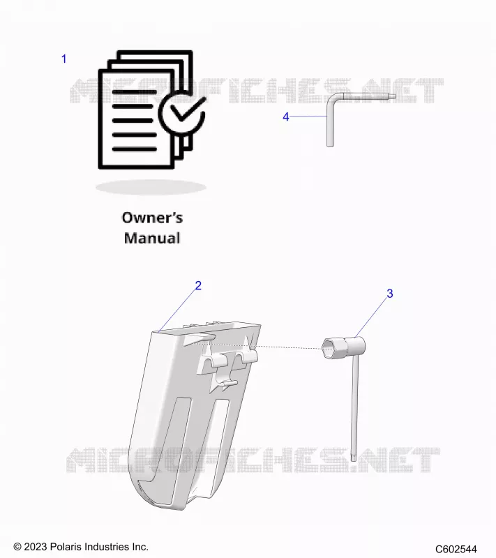 REFERENCES, TOOLS, BELT HOLDER, AND MANUALE DEL PROPRIETARIO