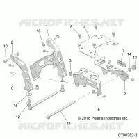 CHASSIS, MOUNTING, FRONT SCATOLA DEGLI INGRANAGGI