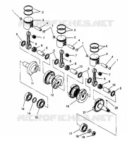 PISTONEEE   ALBERO MOTORE 600 XCR 0961676 AND EUROPEAN 600 XCR E961676 (4932123212C009)