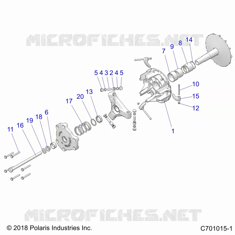 TRASMISSIONE, PRIMARY CLUTCH