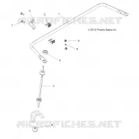 SUSPENSION, TORSION BAR, REAR
