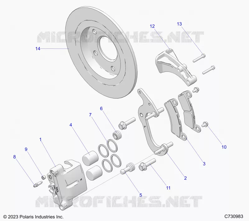 BRAKES, PINZA POSTERIORE