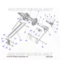 SUSPENSION, POSTERIORE COPPIA ARM