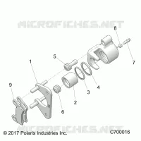FRENO POSTERIORE CALIPER