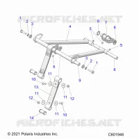 SUSPENSION, ANTERIORE COPPIA ARM
