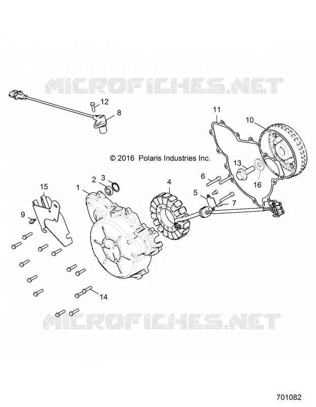 ENGINE, STATOR AND VOLANO