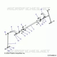 SUSPENSION, REAR BARRA DI STABILIZZAZIONE