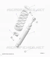 SUSPENSION, SHOCK ANTERIORE MOUNTING