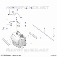 SISTEMA DI ALIMENTAZIONE CARBURANTE, FUEL TANK ASM.