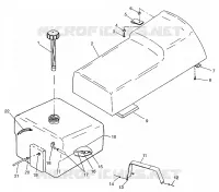 SEDILE   SERBATOIO DI GAS WIDETRAK LX 0972065 and  EUROPEAN WIDETRAK LX E972065 (4938223822A006)