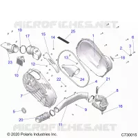 TRASMISSIONE, CLUTCH COVER AND DUCTING