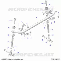 SUSPENSION, BARRA DI STABILIZZAZIONE