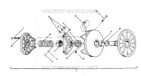 TRASMISSIONE FRIZIONE 400 and 650 (4914131413012A)