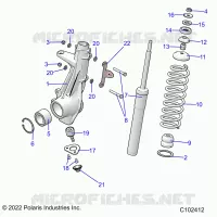 SUSPENSION, ANTERIORE MONTANTE