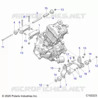 MOTORE, MOUNTING &amp; LONG BLOCK