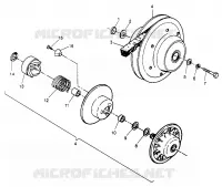 FRIZIONE DRIVEN XPRESS 300 W969530 and XPRESS 400 W969540 (4935923592C006)