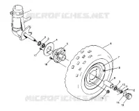 RUOTA ANTERIORE MONTAGGIO 2X4 300 W957530 (4930053005B003)
