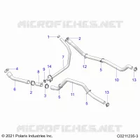 ENGINE, SISTEMA DI RAFFREDDAMENTO, HOSES
